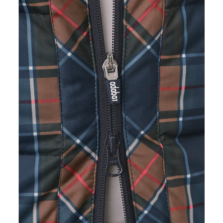 【新レーベル ADABAT NAVY】撥水 タータンチェック中綿ベスト | adabatmen | 詳細画像15 