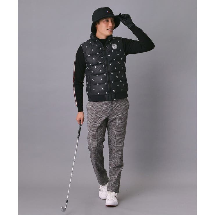 【新レーベル ADABAT NAVY】エンブロイダリーモノグラム中綿ベスト | adabatmen | 詳細画像6 