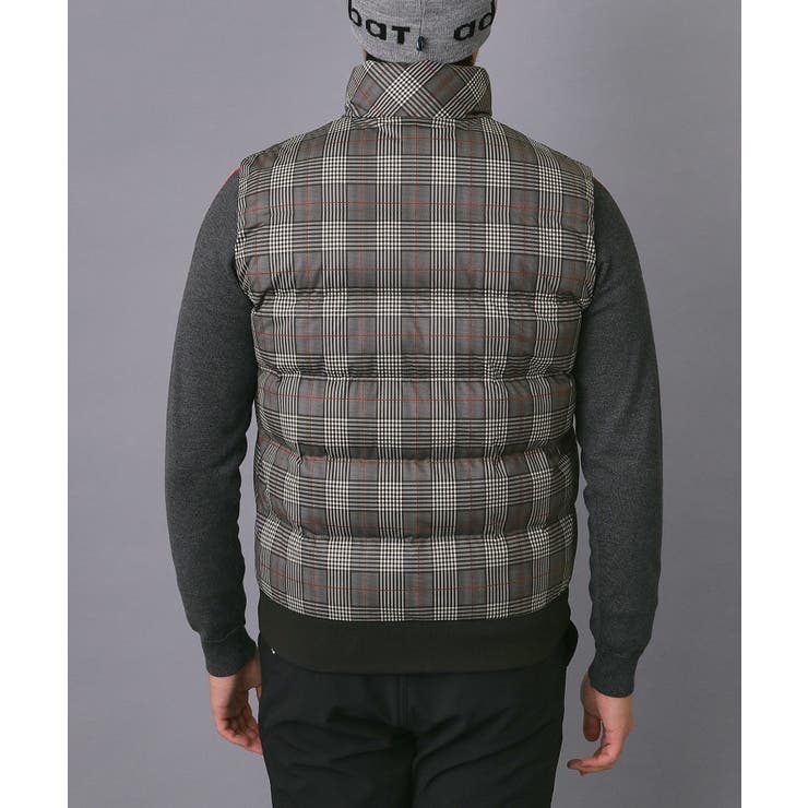 【新レーベル ADABAT NAVY】撥水グレンチェック中綿ベスト | adabatmen | 詳細画像10 