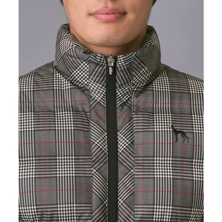 【新レーベル ADABAT NAVY】撥水グレンチェック中綿ベスト | adabatmen | 詳細画像11 