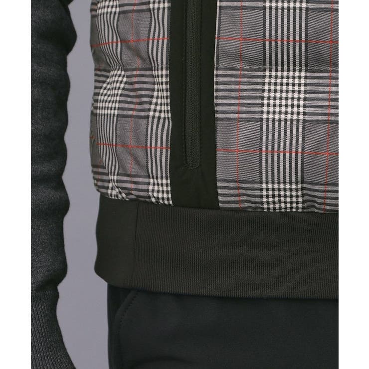 【新レーベル ADABAT NAVY】撥水グレンチェック中綿ベスト | adabatmen | 詳細画像14 
