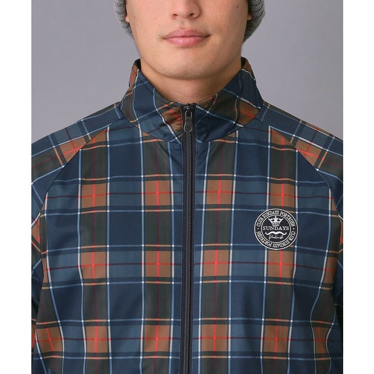 【新レーベル ADABAT NAVY】撥水 タータンチェックブルゾン | adabatmen | 詳細画像11 