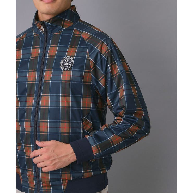 【新レーベル ADABAT NAVY】撥水 タータンチェックブルゾン | adabatmen | 詳細画像12 