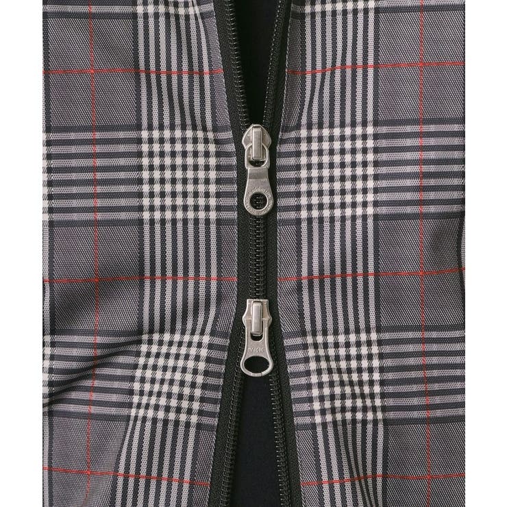 【新レーベル ADABAT NAVY】撥水 グレンチェックブルゾン | adabatmen | 詳細画像16 