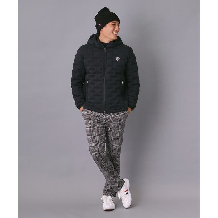 【新レーベル ADABAT NAVY】フードロゴストレッチダウンジャケット | adabatmen | 詳細画像5 