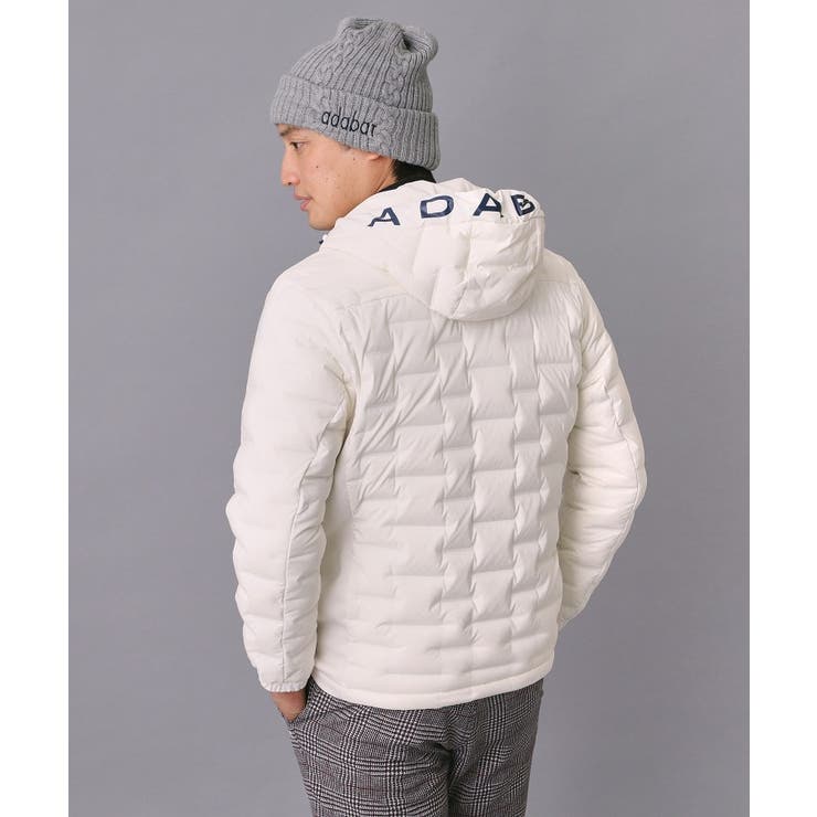 【新レーベル ADABAT NAVY】フードロゴストレッチダウンジャケット | adabatmen | 詳細画像12 