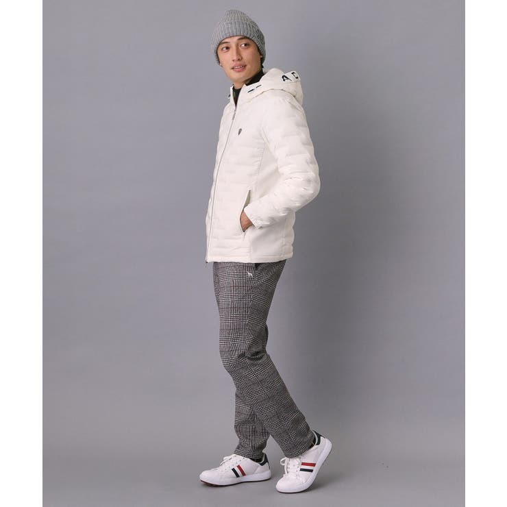 【新レーベル ADABAT NAVY】フードロゴストレッチダウンジャケット | adabatmen | 詳細画像13 