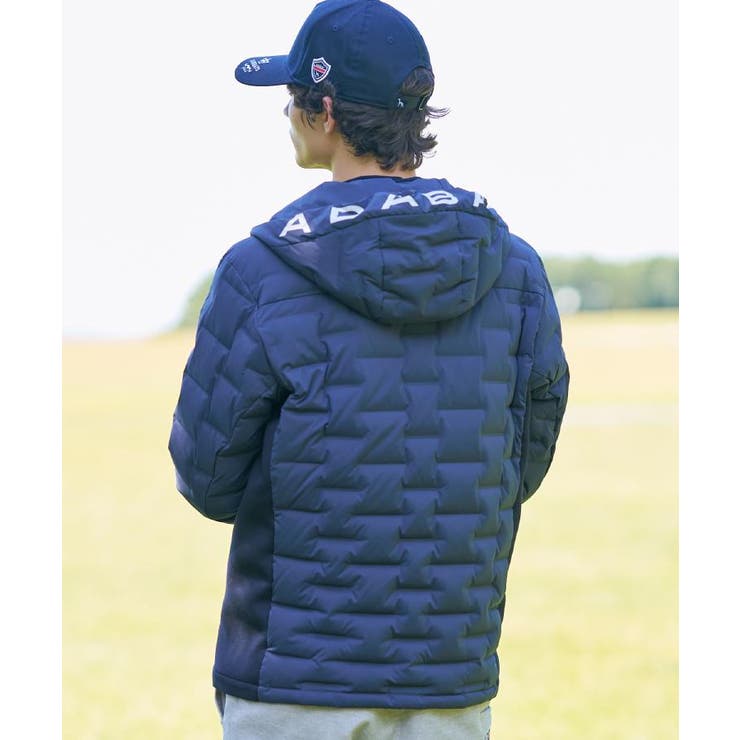 【新レーベル ADABAT NAVY】フードロゴストレッチダウンジャケット | adabatmen | 詳細画像17 