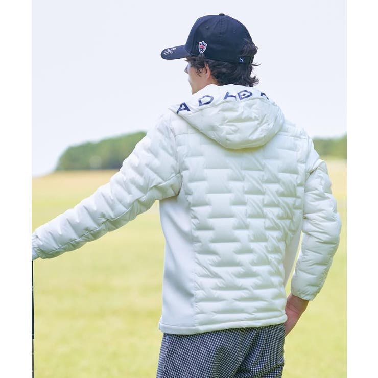 【新レーベル ADABAT NAVY】フードロゴストレッチダウンジャケット | adabatmen | 詳細画像9 