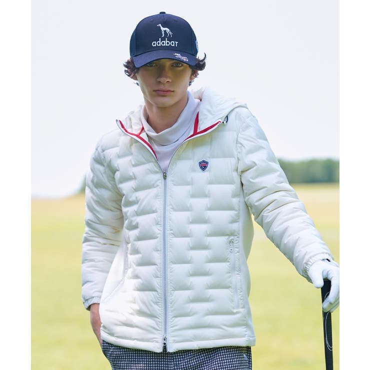 【新レーベル ADABAT NAVY】フードロゴストレッチダウンジャケット | adabatmen | 詳細画像8 