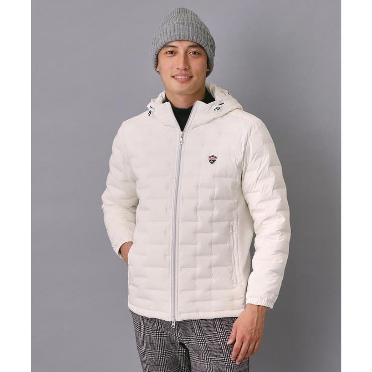 【新レーベル ADABAT NAVY】フードロゴストレッチダウンジャケット | adabatmen | 詳細画像11 