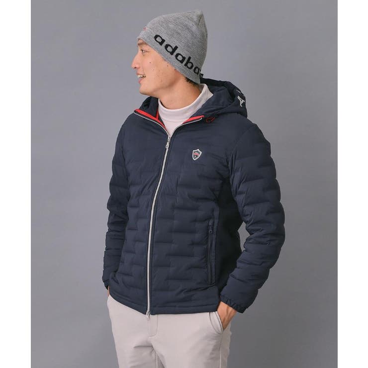 【新レーベル ADABAT NAVY】フードロゴストレッチダウンジャケット | adabatmen | 詳細画像19 