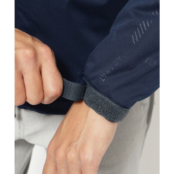 撥水加工 ロゴチェックストレッチブルゾン | adabatmen | 詳細画像17 