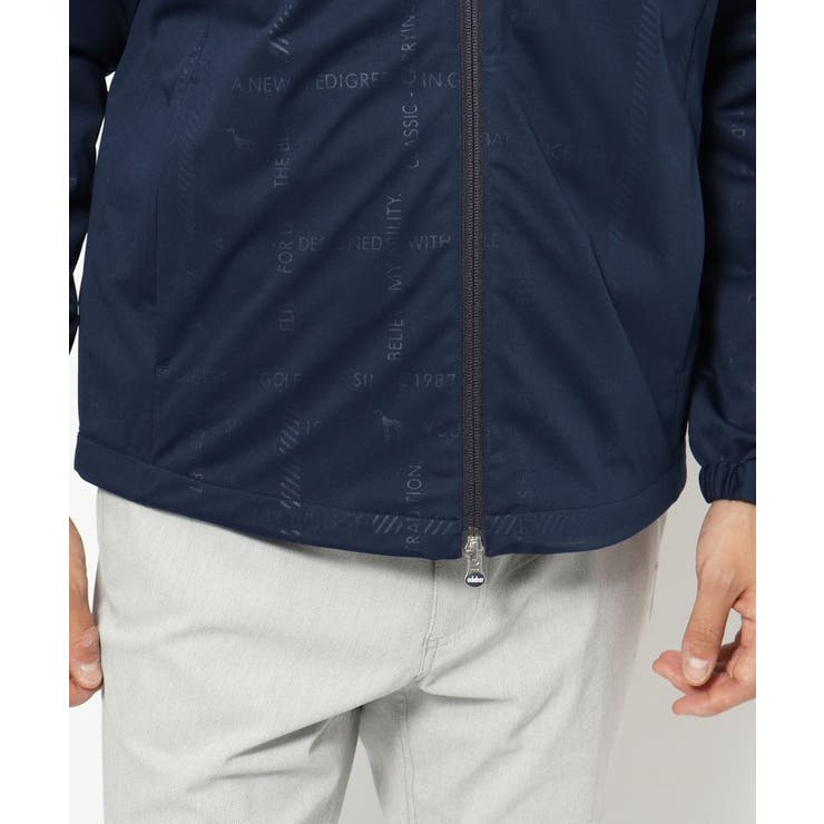 撥水加工 ロゴチェックストレッチブルゾン | adabatmen | 詳細画像19 