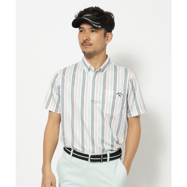 UVカット/吸水速乾 マルチストライプドライポロシャツ | adabatmen | 詳細画像17 