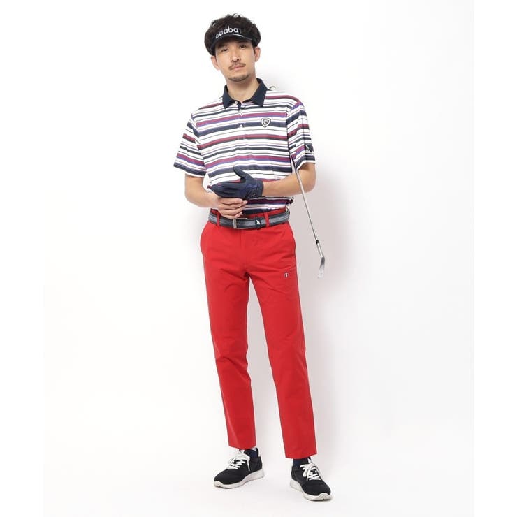 吸水速乾 接触冷感 クールタッチマルチボーダーポロシャツ | adabatmen | 詳細画像5 