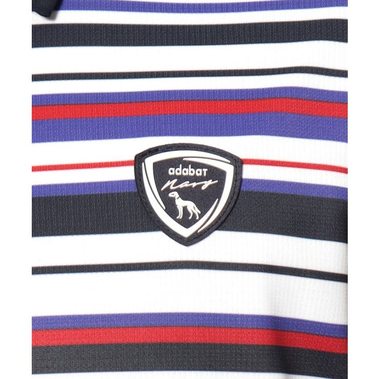 吸水速乾 接触冷感 クールタッチマルチボーダーポロシャツ | adabatmen | 詳細画像8 