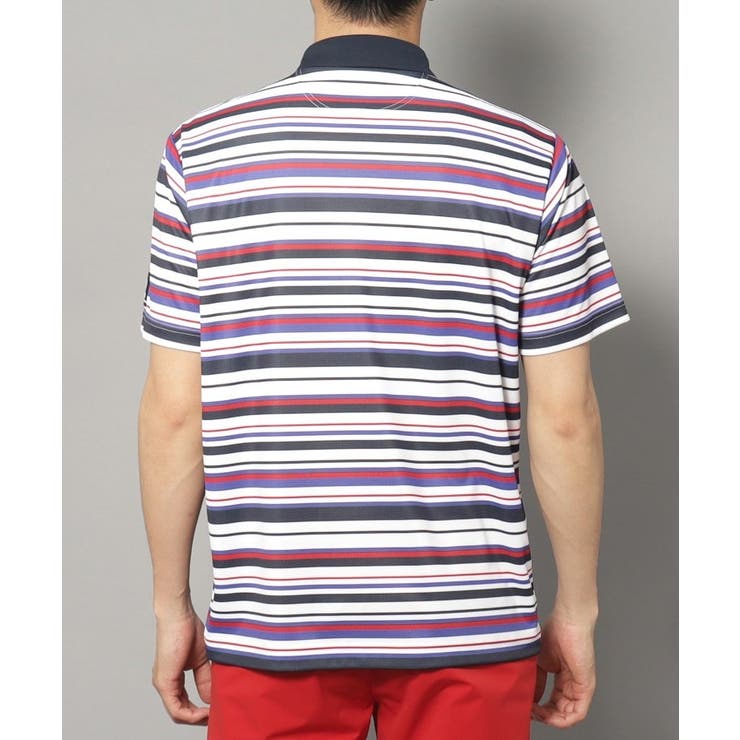 吸水速乾 接触冷感 クールタッチマルチボーダーポロシャツ | adabatmen | 詳細画像11 