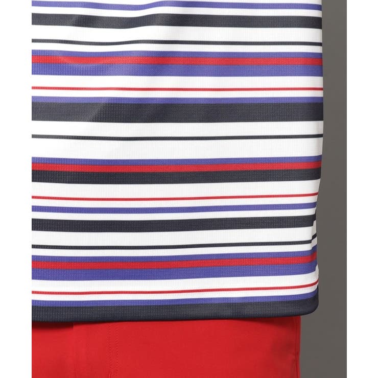 吸水速乾 接触冷感 クールタッチマルチボーダーポロシャツ | adabatmen | 詳細画像15 