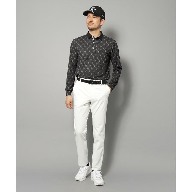 【新レーベル ADABAT NAVY】吸水速乾 フルールドリス長袖ポロシャツ | adabatmen | 詳細画像6 