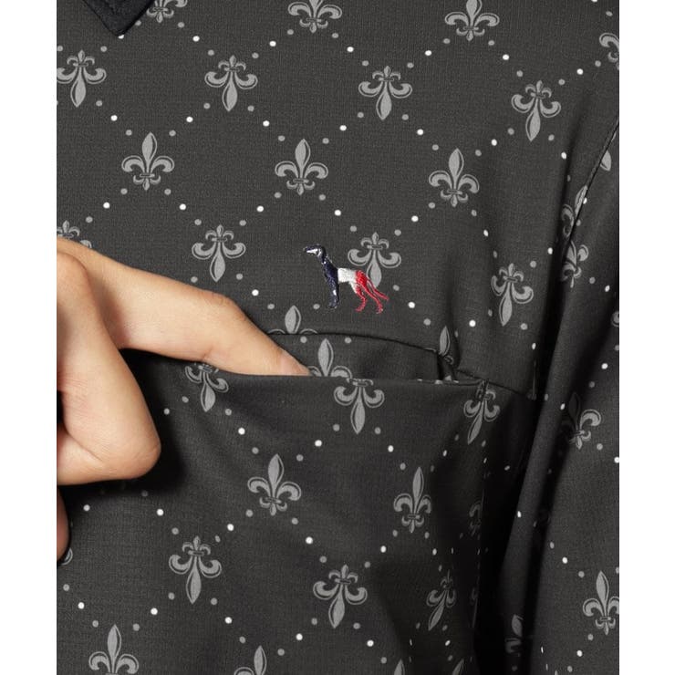 【新レーベル ADABAT NAVY】吸水速乾 フルールドリス長袖ポロシャツ | adabatmen | 詳細画像14 