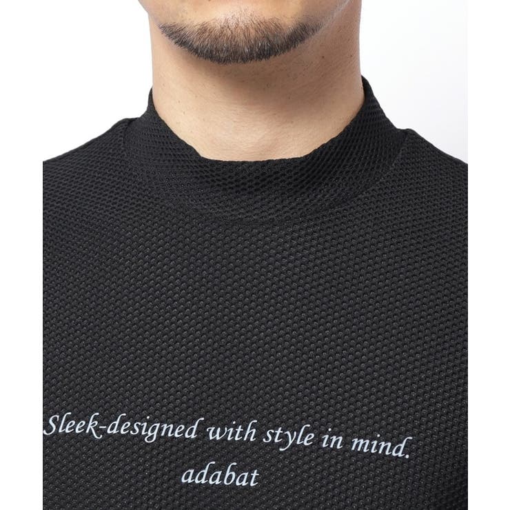 ドライワッフルモックネックT | adabatmen | 詳細画像12 