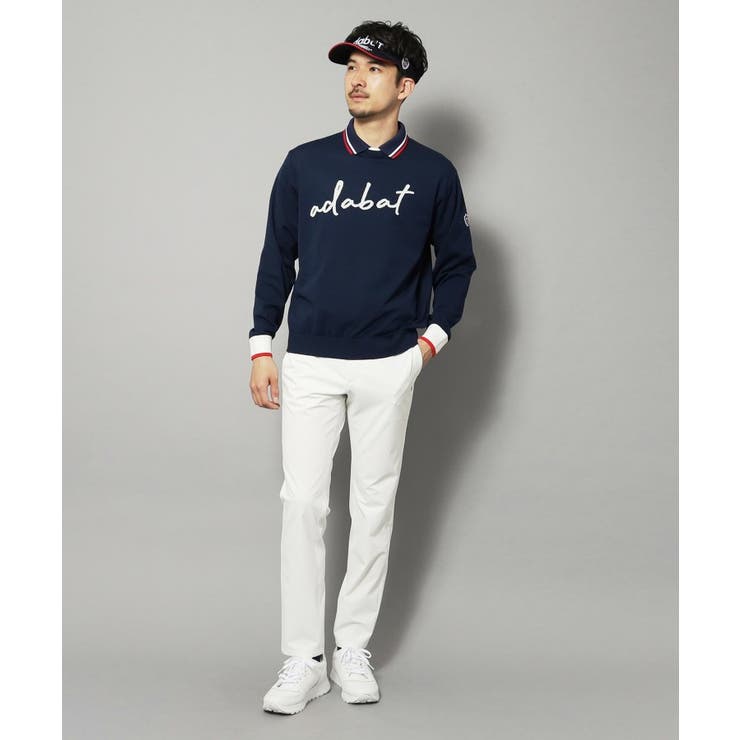 【新レーベル ADABAT NAVY】ストレッチホワイトパンツ | adabatmen | 詳細画像6 