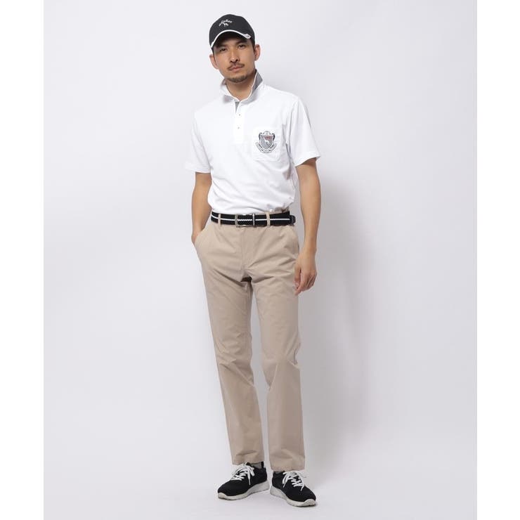 吸水速乾 ドライポケットエンブレムポロシャツ | adabatmen | 詳細画像2 