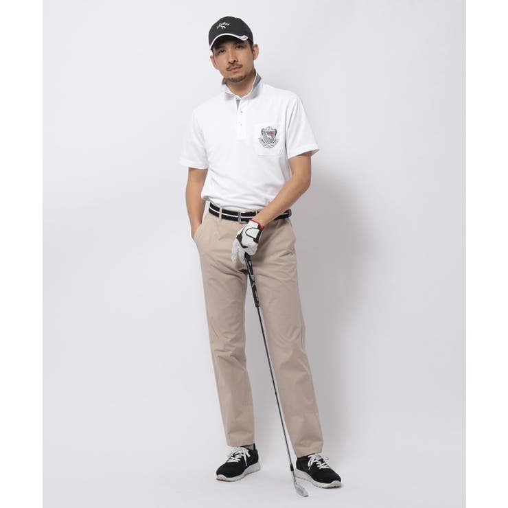 吸水速乾 ドライポケットエンブレムポロシャツ | adabatmen | 詳細画像3 