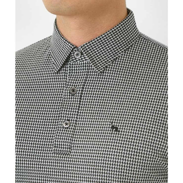 【吸水速乾】千鳥ジャカードポロシャツ | adabatmen | 詳細画像12 