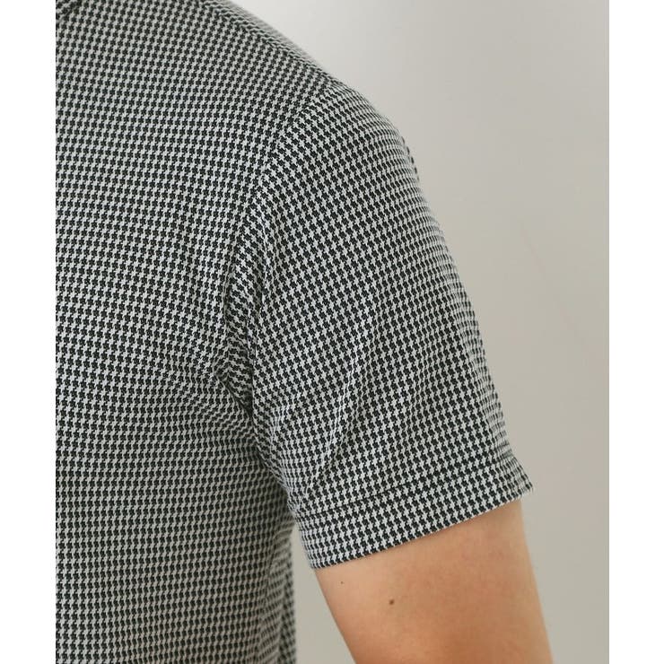 【吸水速乾】千鳥ジャカードポロシャツ | adabatmen | 詳細画像13 