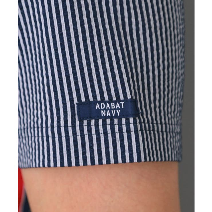 【新レーベル ADABAT NAVY】吸水速乾 サッカーストライプポロシャツ | adabatmen | 詳細画像20 