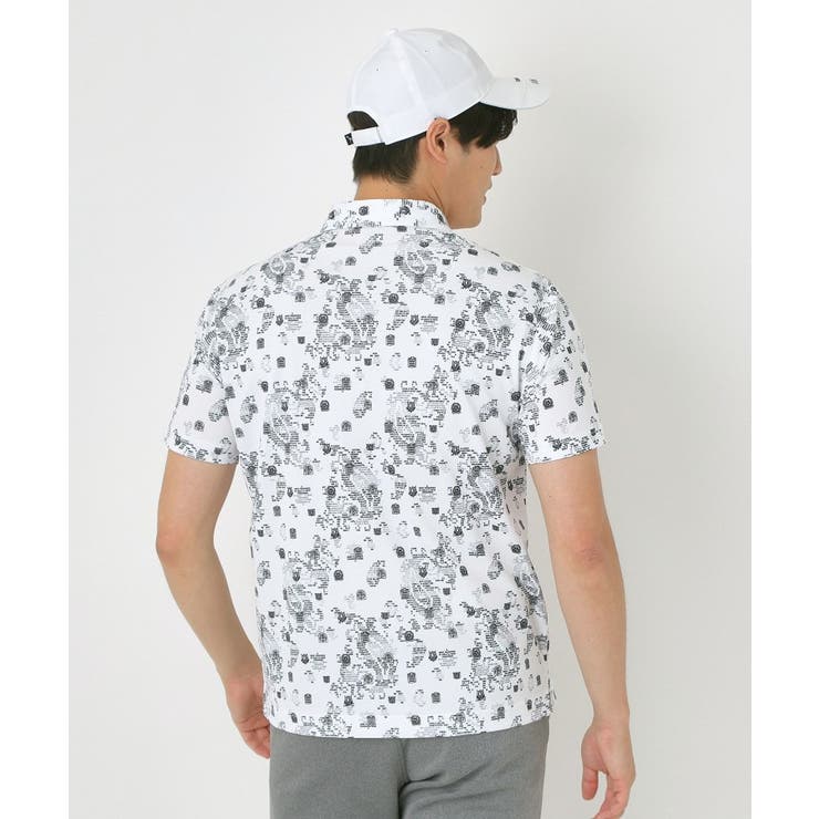 【UVカット・吸水速乾】デジタルペイズリーポロシャツ | adabatmen | 詳細画像2 