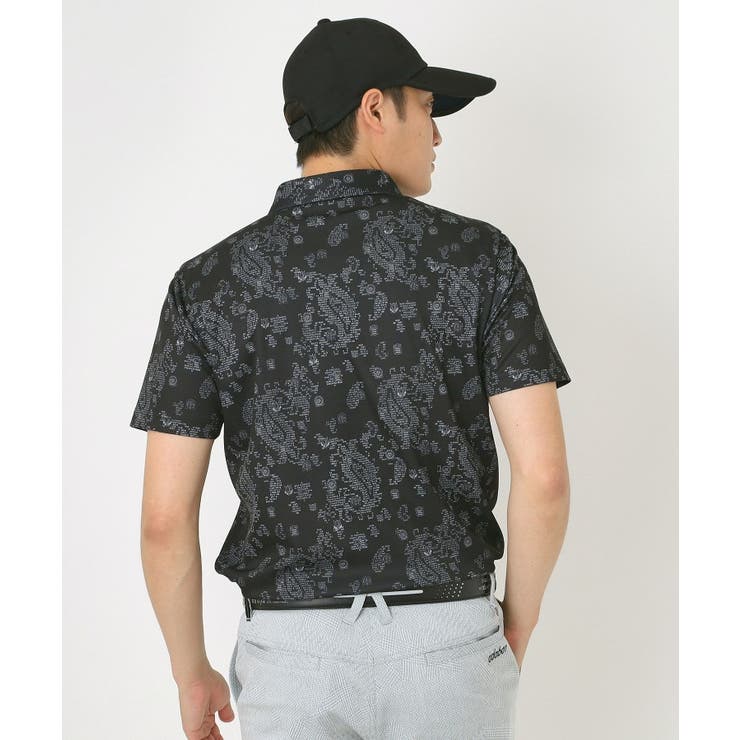 【UVカット・吸水速乾】デジタルペイズリーポロシャツ | adabatmen | 詳細画像6 