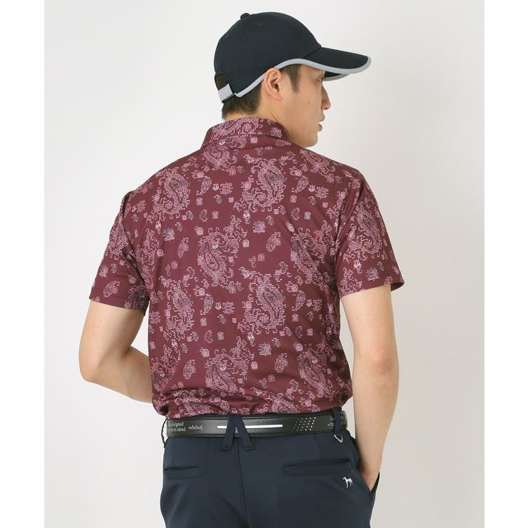 【UVカット・吸水速乾】デジタルペイズリーポロシャツ | adabatmen | 詳細画像11 
