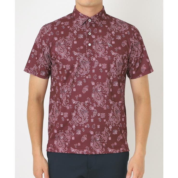 【UVカット・吸水速乾】デジタルペイズリーポロシャツ | adabatmen | 詳細画像15 