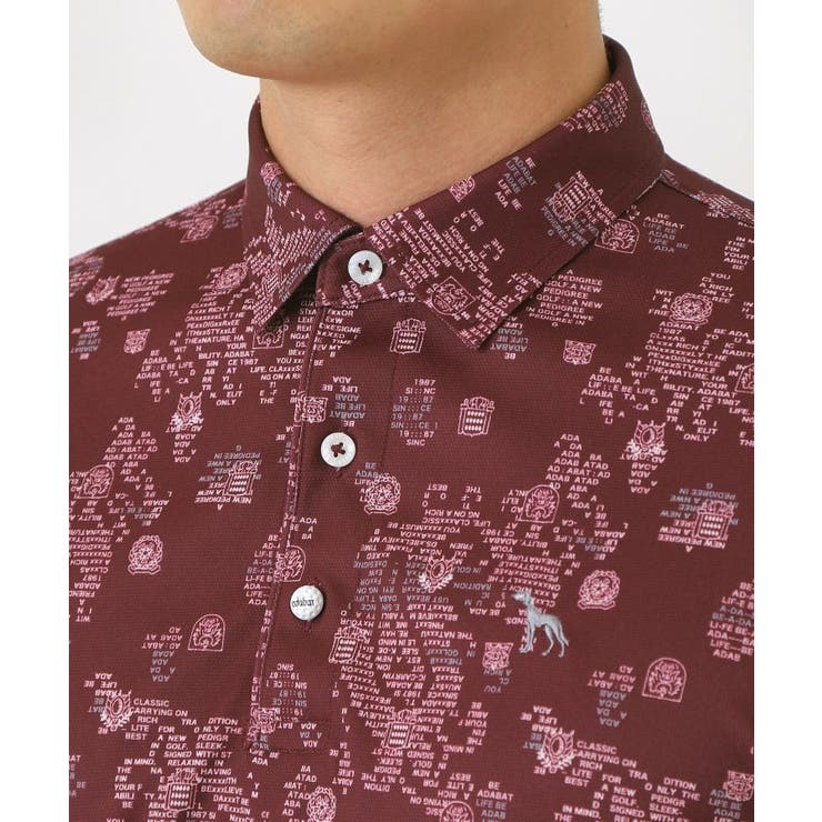 【UVカット・吸水速乾】デジタルペイズリーポロシャツ | adabatmen | 詳細画像18 