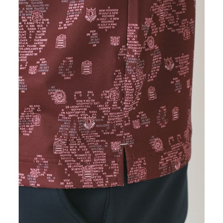 【UVカット・吸水速乾】デジタルペイズリーポロシャツ | adabatmen | 詳細画像20 