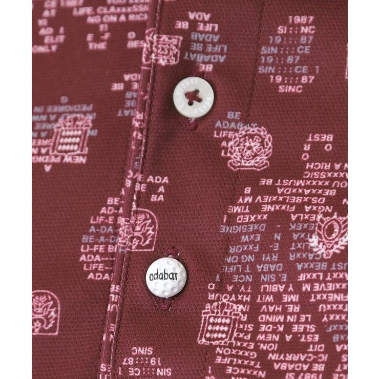 【UVカット・吸水速乾】デジタルペイズリーポロシャツ | adabatmen | 詳細画像21 