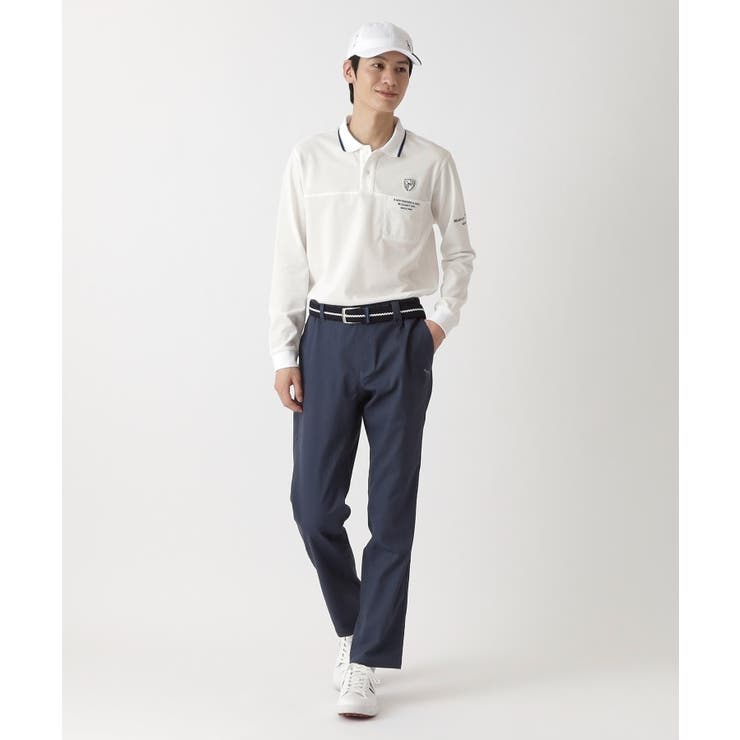 ハイゲージカノコインレイ長袖ポロシャツ | adabatmen | 詳細画像2 