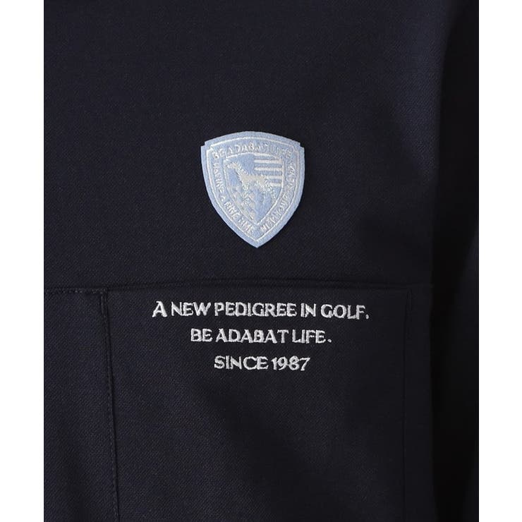 ハイゲージカノコインレイ長袖ポロシャツ | adabatmen | 詳細画像12 