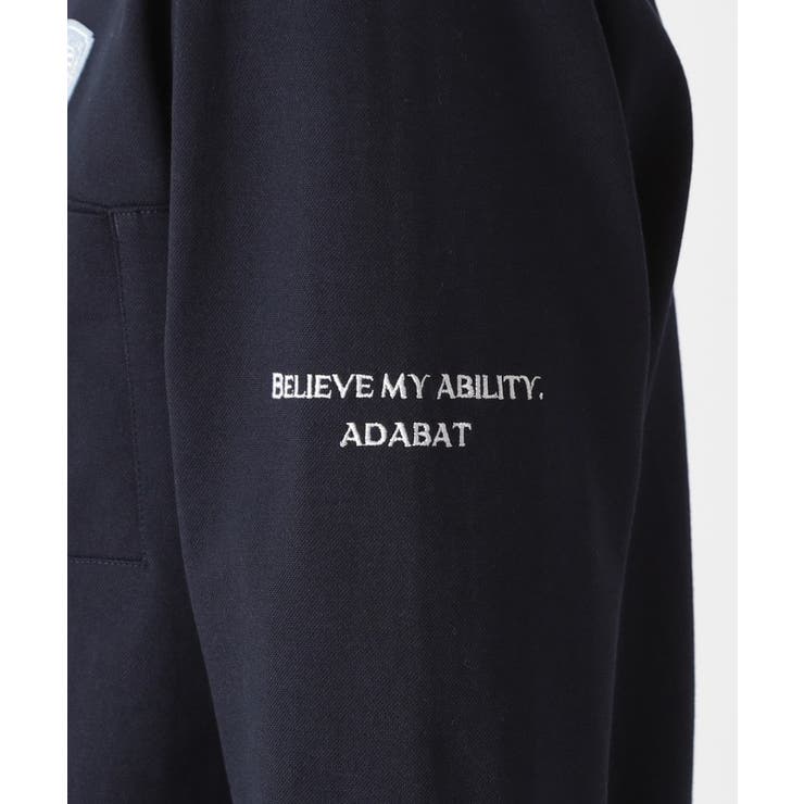 ハイゲージカノコインレイ長袖ポロシャツ | adabatmen | 詳細画像20 