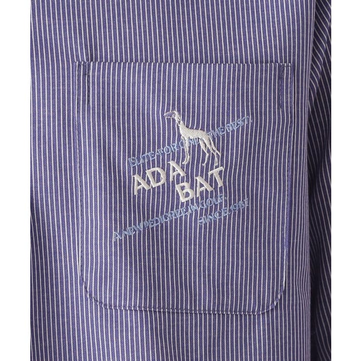 ファインストライプ長袖ポロシャツ | adabatmen | 詳細画像8 