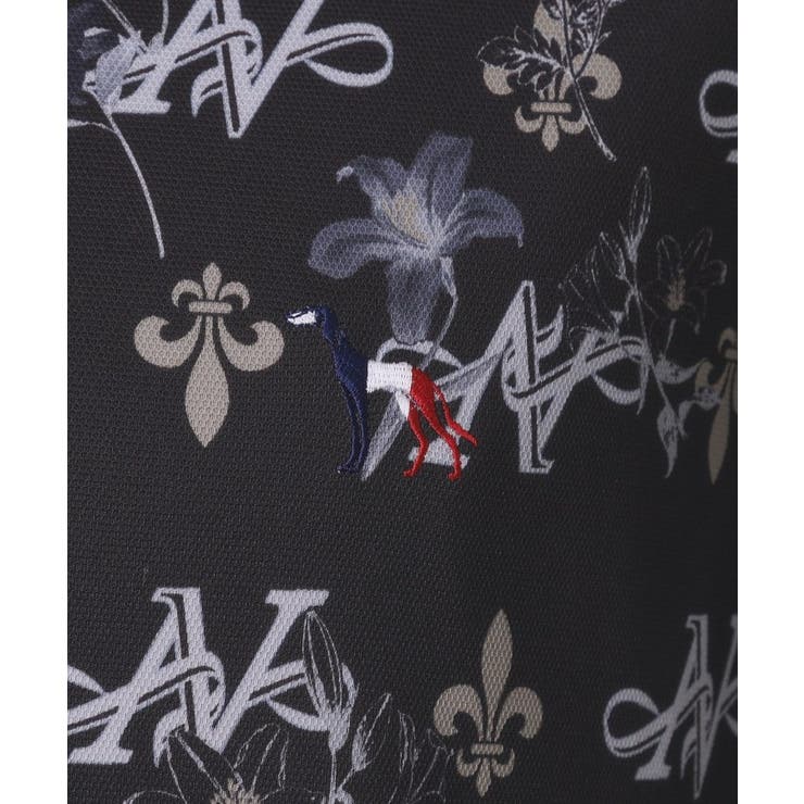 【ADABAT NAVY】シャダンロゴモノグラム半袖ポロシャツ | adabatmen | 詳細画像6 