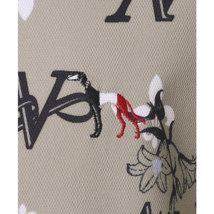 【ADABAT NAVY】シャダンロゴモノグラム半袖ポロシャツ | adabatmen | 詳細画像9 