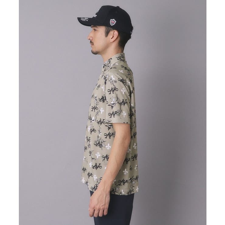 【ADABAT NAVY】シャダンロゴモノグラム半袖ポロシャツ | adabatmen | 詳細画像11 