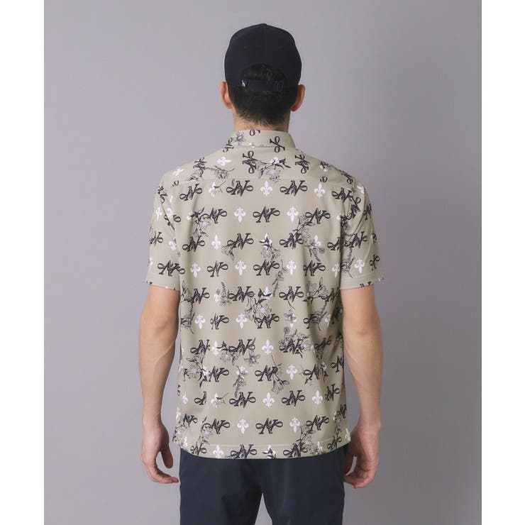 【ADABAT NAVY】シャダンロゴモノグラム半袖ポロシャツ | adabatmen | 詳細画像12 