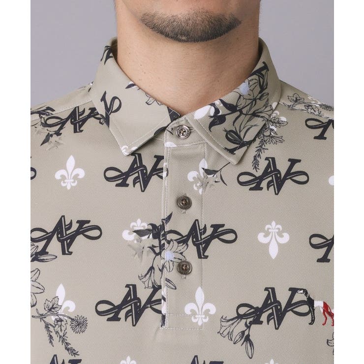 【ADABAT NAVY】シャダンロゴモノグラム半袖ポロシャツ | adabatmen | 詳細画像13 