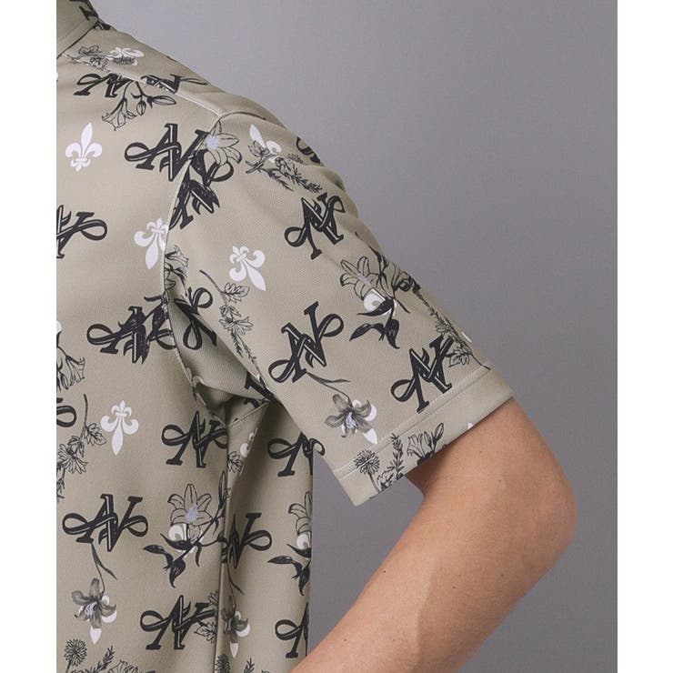 【ADABAT NAVY】シャダンロゴモノグラム半袖ポロシャツ | adabatmen | 詳細画像14 