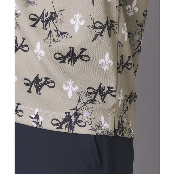 【ADABAT NAVY】シャダンロゴモノグラム半袖ポロシャツ | adabatmen | 詳細画像15 